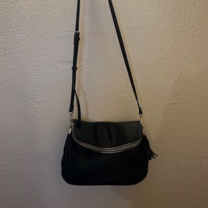 Black over the shoulder purse